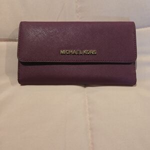 Michael Kors Plum Wallet